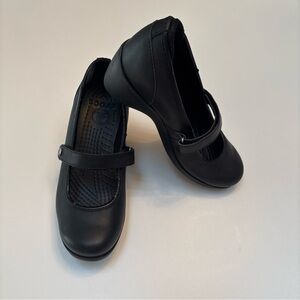 CROCS Ginger Work Mary Jane Heel Dressy Black Crocs Women’s 8 Shoes
